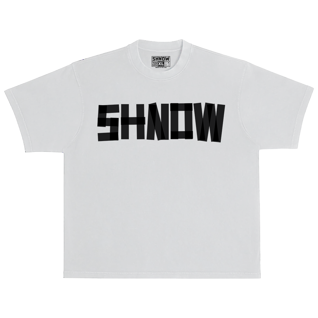 Shnow Tape White Tee