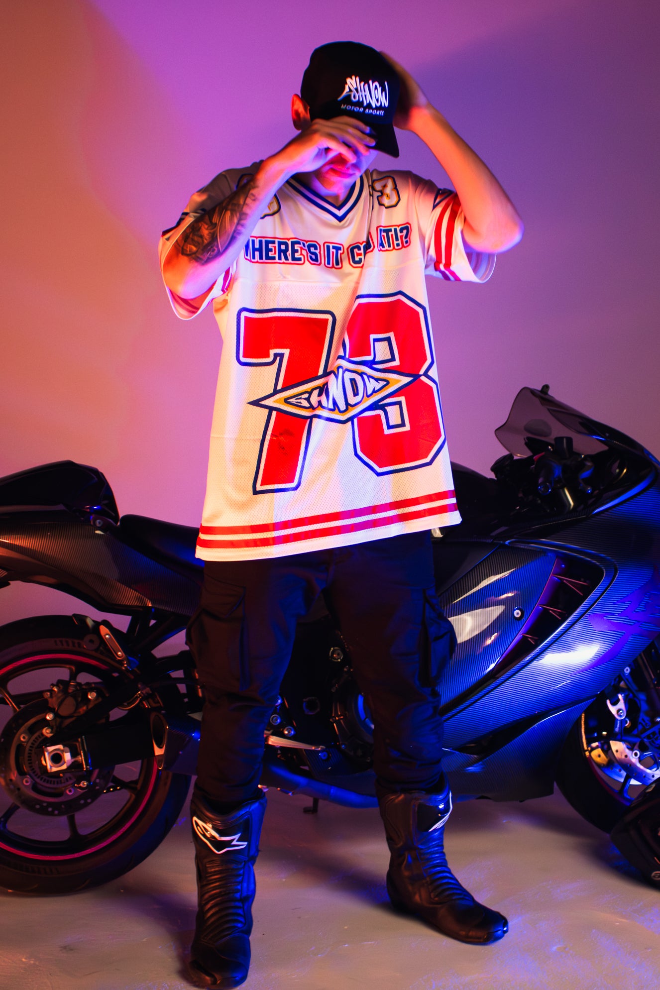 Shnow University 73 Cream Jersey