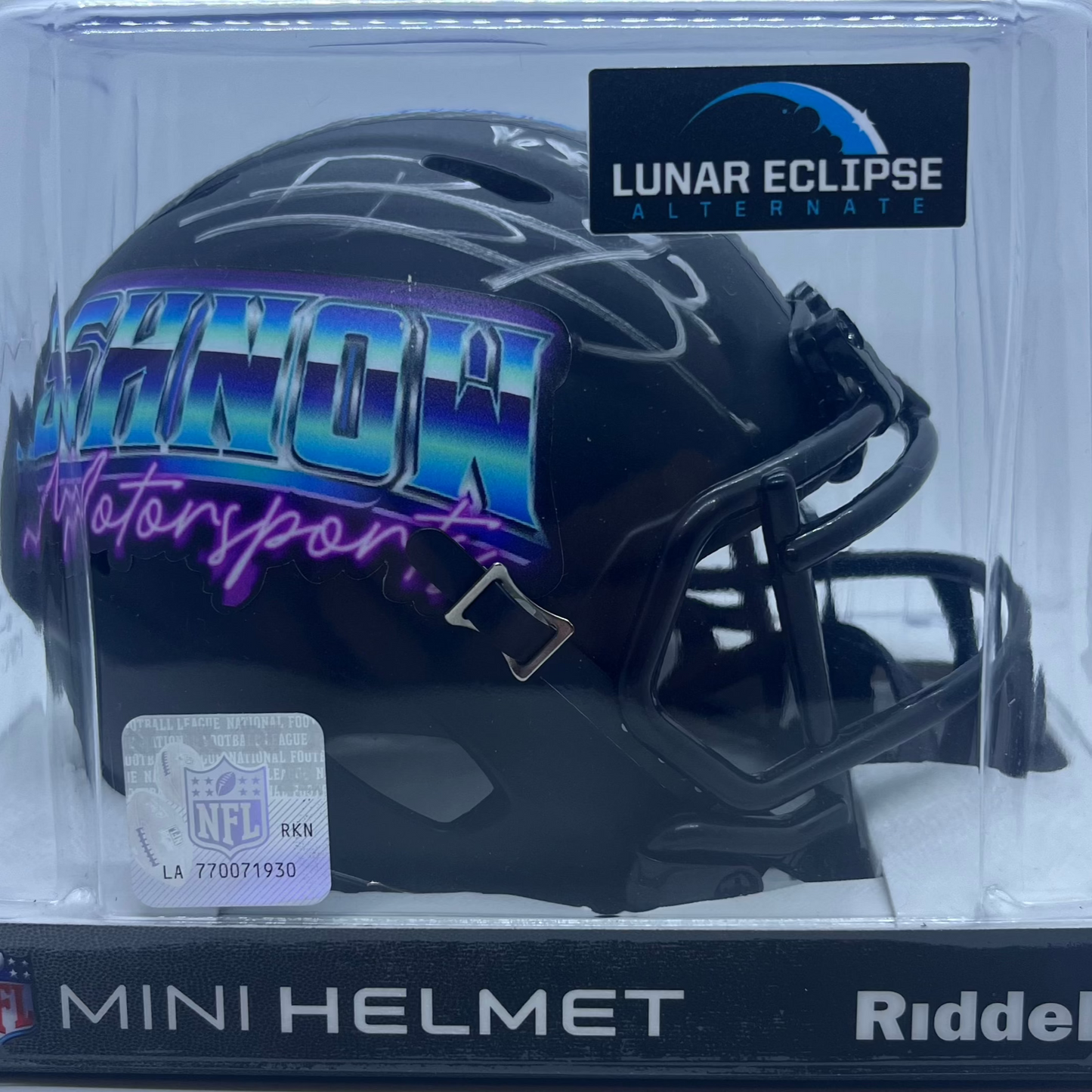 Dion Dawkins Signed Mini ShnowMotorSports Helmet