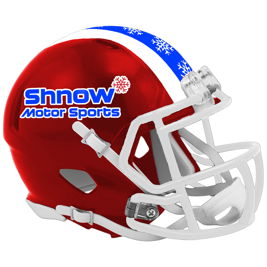 Shnow Motorsports Red Signed Mini Helmet