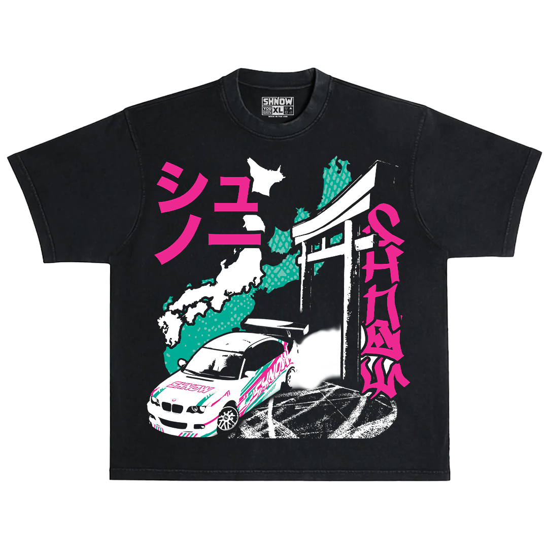 Shnow Motor Sports Japan Arch Oversized Tee