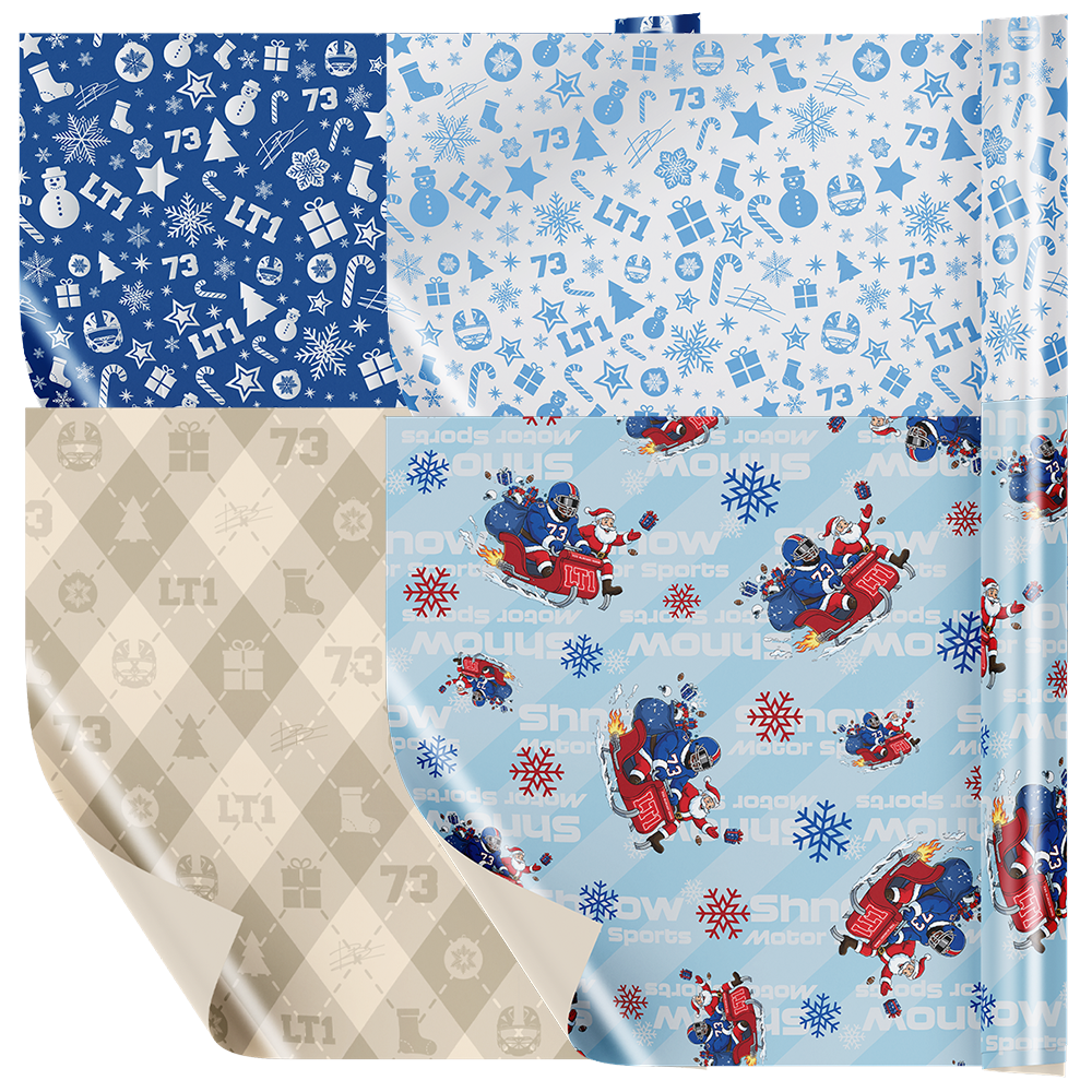 Shnow Wrapping Paper Variety 4 Pack