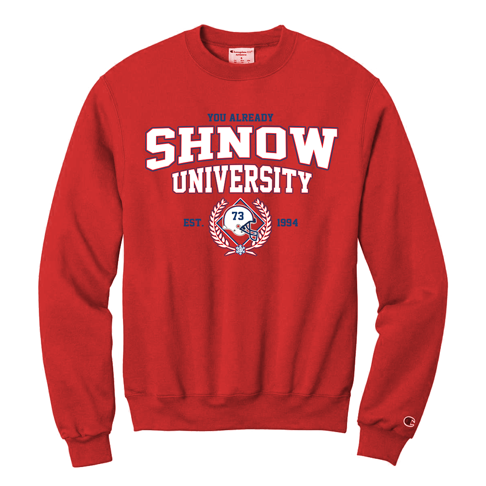 You Already Shnow University "Color Rush" Crewneck Sweatshirt