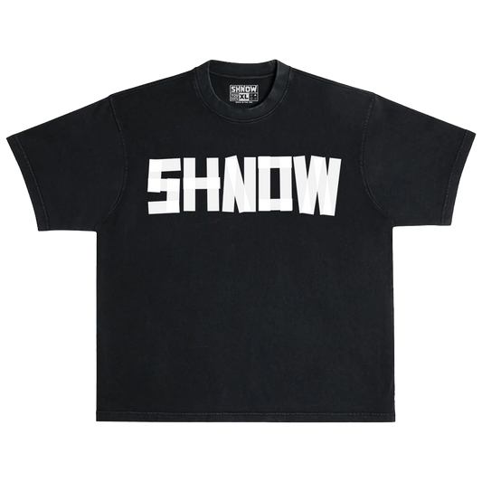 Shnow Tape Black Tee