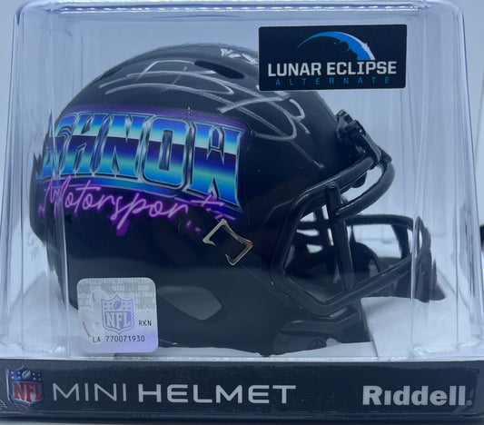 Dion Dawkins Signed Mini ShnowMotorSports Helmet