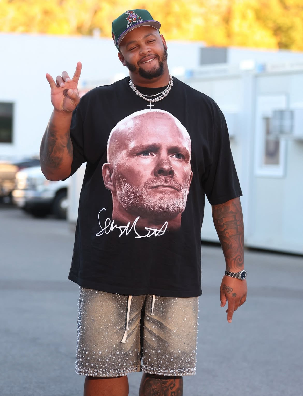 Coach McDermott Oversized Heavyweight Face Tee