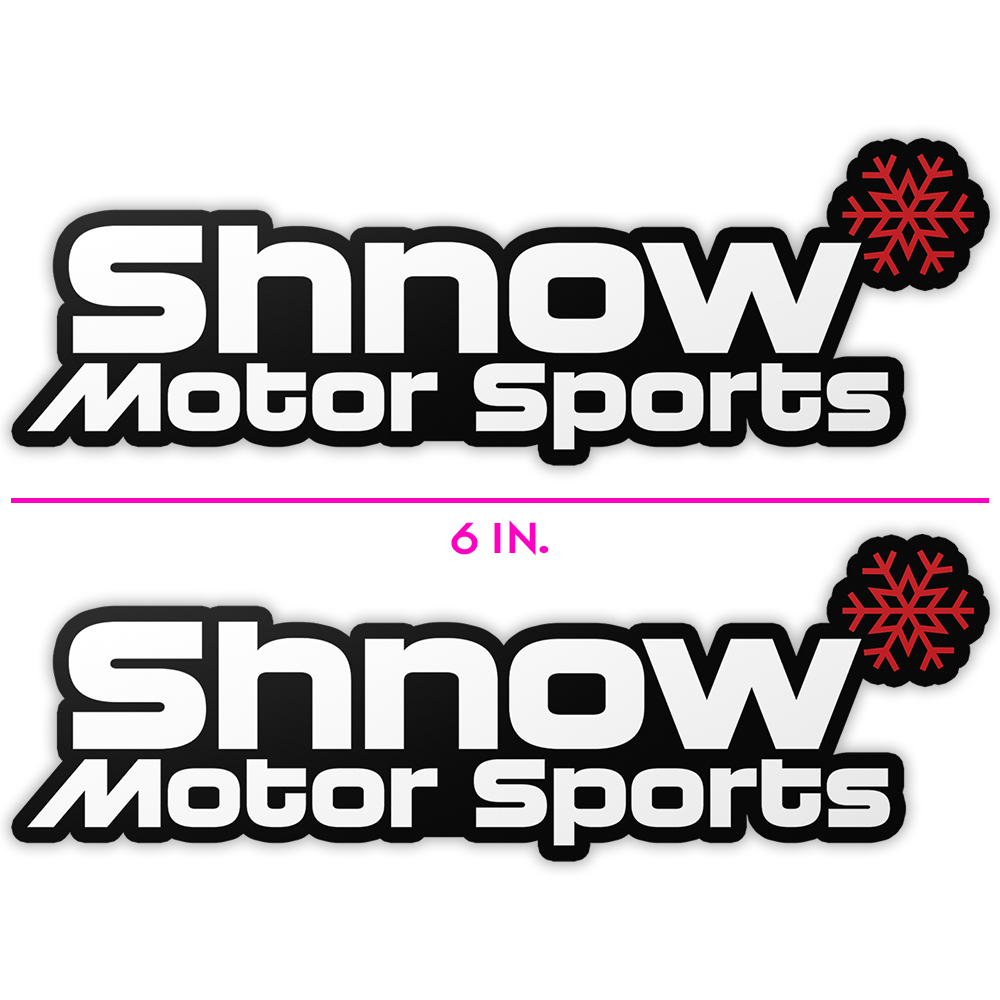Shnow Motorsports Sticker Pack