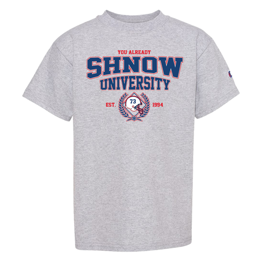 You Already Shnow University "Away" Tee